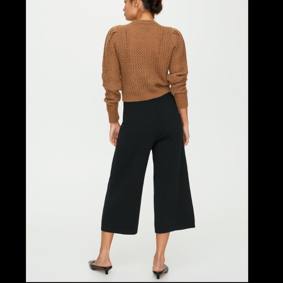 Aritzia Wilfred Brion Knit Wide Leg Culotte Pant - Picture 3 of 15